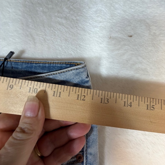 Dynamite Jeans Womens Size 26 Blue Ultra High Rise Flare Leg Hippie Light Wash - Picture 8 of 11